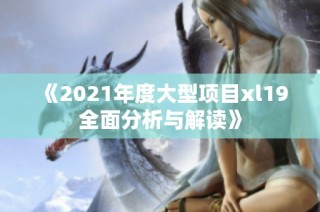 《2021年度大型项目xl19全面分析与解读》