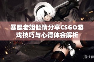 暴躁老姐倾情分享CSGO游戏技巧与心得体会解析