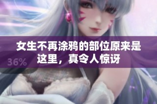 女生不再涂鸦的部位原来是这里，真令人惊讶