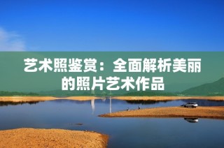 艺术照鉴赏：全面解析美丽的照片艺术作品