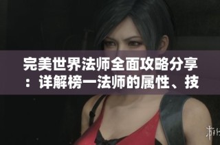 完美世界法师全面攻略分享：详解榜一法师的属性、技能加点与天赋选择
