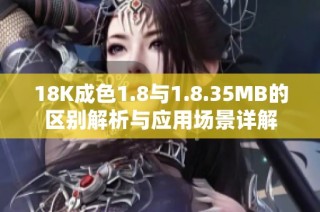 18K成色1.8与1.8.35MB的区别解析与应用场景详解