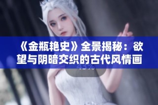 《金瓶艳史》全景揭秘：欲望与阴暗交织的古代风情画卷