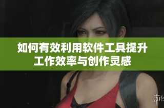 如何有效利用软件工具提升工作效率与创作灵感