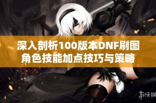 深入剖析100版本DNF刷图角色技能加点技巧与策略