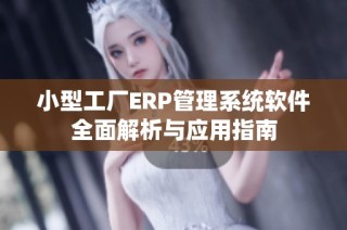 小型工厂ERP管理系统软件全面解析与应用指南