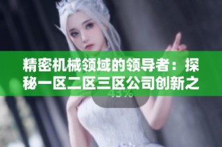 精密机械领域的领导者：探秘一区二区三区公司创新之路