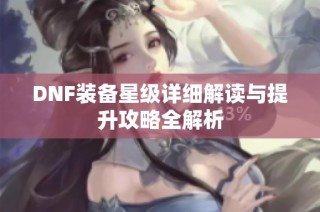 DNF装备星级详细解读与提升攻略全解析