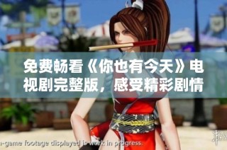 免费畅看《你也有今天》电视剧完整版，感受精彩剧情与情感共鸣