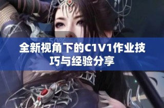 全新视角下的C1V1作业技巧与经验分享