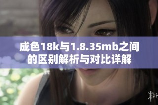 成色18k与1.8.35mb之间的区别解析与对比详解