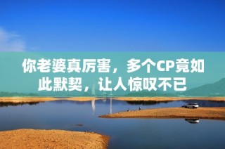 你老婆真厉害，多个CP竟如此默契，让人惊叹不已