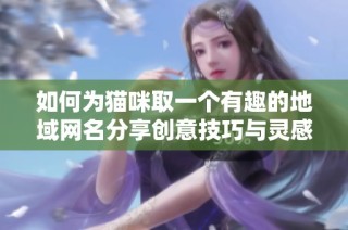 如何为猫咪取一个有趣的地域网名分享创意技巧与灵感秘诀