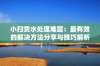小扫货水处理难题：最有效的解决方法分享与技巧解析