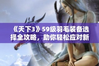 《天下3》59级羽毛装备选择全攻略，助你轻松应对新资料片挑战