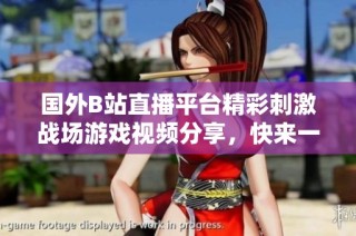 国外B站直播平台精彩刺激战场游戏视频分享，快来一起互动吧