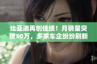 比亚迪再创佳绩！月销量突破50万，多家车企纷纷刷新历史纪录