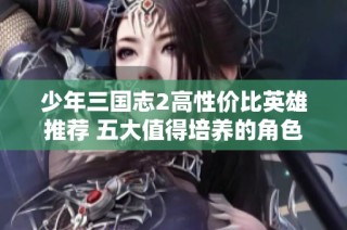 少年三国志2高性价比英雄推荐 五大值得培养的角色详细解析