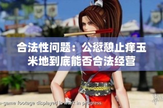 合法性问题：公愆憩止痒玉米地到底能否合法经营