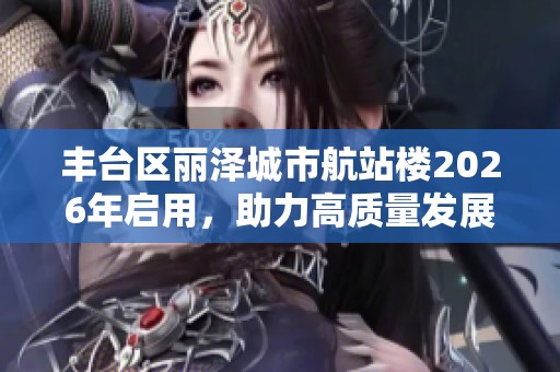 丰台区丽泽城市航站楼2026年启用，助力高质量发展新纪元