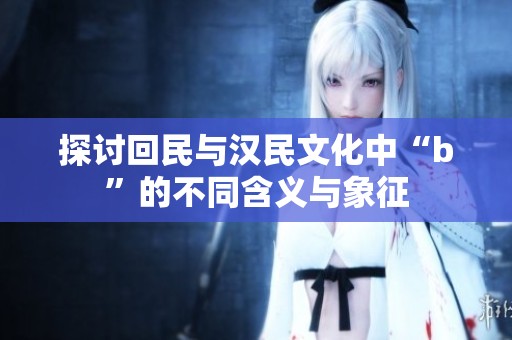 探讨回民与汉民文化中“b”的不同含义与象征