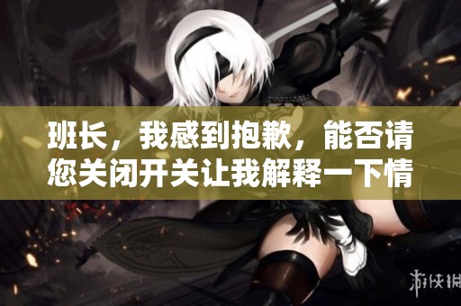 班长，我感到抱歉，能否请您关闭开关让我解释一下情况