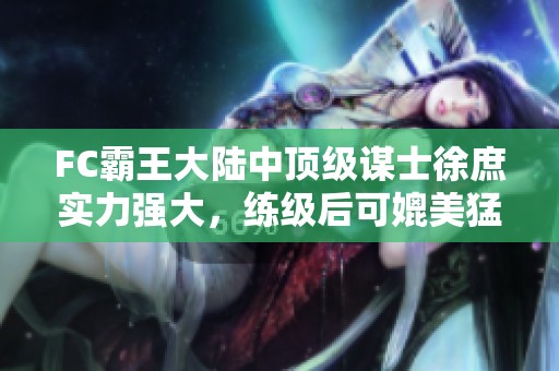 FC霸王大陆中顶级谋士徐庶实力强大，练级后可媲美猛将