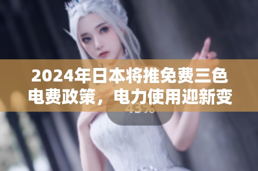 2024年日本将推免费三色电费政策，电力使用迎新变革