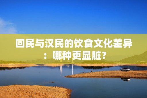 回民与汉民的饮食文化差异：哪种更显脏？