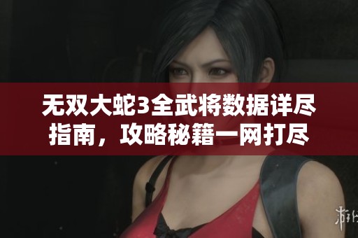 无双大蛇3全武将数据详尽指南，攻略秘籍一网打尽