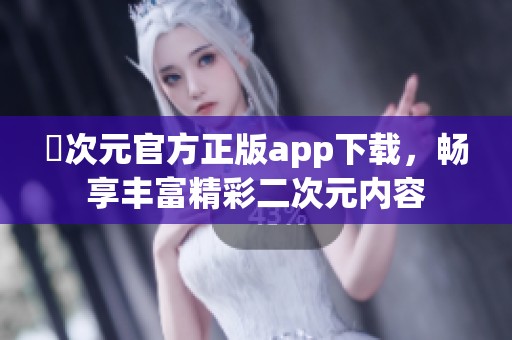 囧次元官方正版app下载，畅享丰富精彩二次元内容