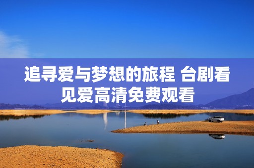 追寻爱与梦想的旅程 台剧看见爱高清免费观看