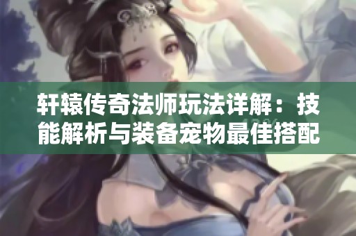 轩辕传奇法师玩法详解：技能解析与装备宠物最佳搭配指南
