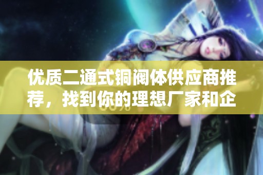 优质二通式铜阀体供应商推荐，找到你的理想厂家和企业