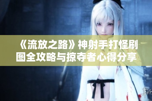 《流放之路》神射手打怪刷图全攻略与掠夺者心得分享