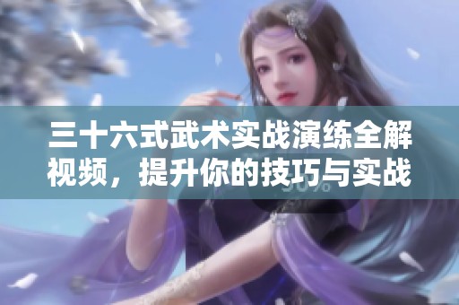 三十六式武术实战演练全解视频，提升你的技巧与实战能力