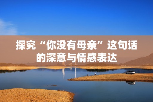 探究“你没有母亲”这句话的深意与情感表达