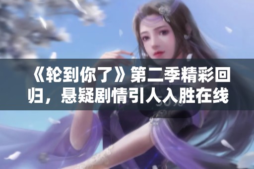 《轮到你了》第二季精彩回归，悬疑剧情引人入胜在线观看指南