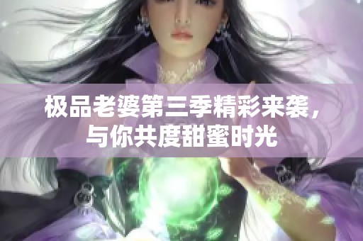 极品老婆第三季精彩来袭，与你共度甜蜜时光