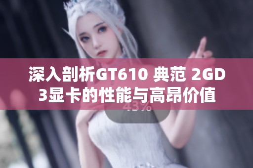 深入剖析GT610 典范 2GD3显卡的性能与高昂价值
