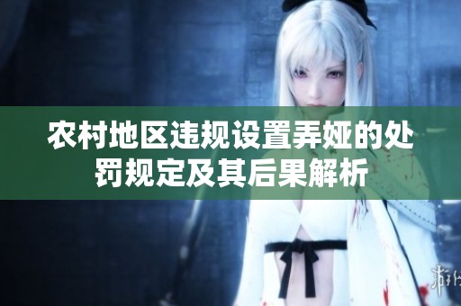 农村地区违规设置弄娅的处罚规定及其后果解析