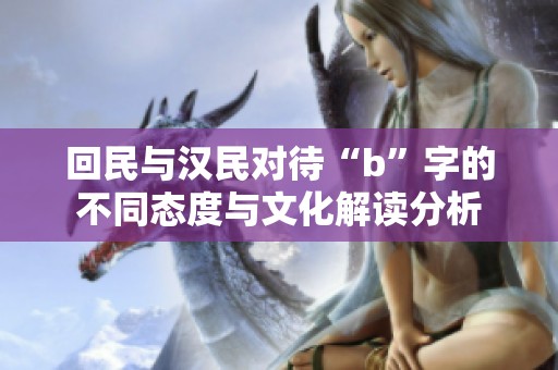 回民与汉民对待“b”字的不同态度与文化解读分析