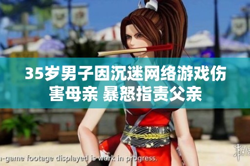 35岁男子因沉迷网络游戏伤害母亲 暴怒指责父亲