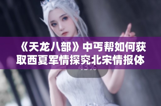 《天龙八部》中丐帮如何获取西夏军情探究北宋情报体系演变