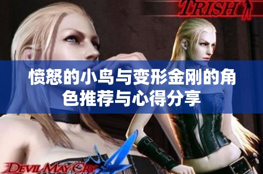 愤怒的小鸟与变形金刚的角色推荐与心得分享