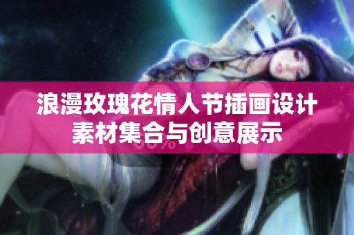 浪漫玫瑰花情人节插画设计素材集合与创意展示