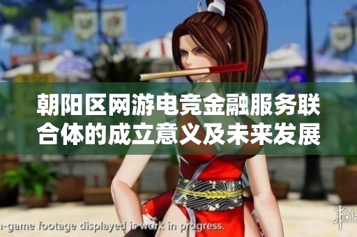 朝阳区网游电竞金融服务联合体的成立意义及未来发展展望