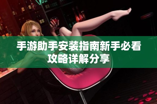 手游助手安装指南新手必看攻略详解分享