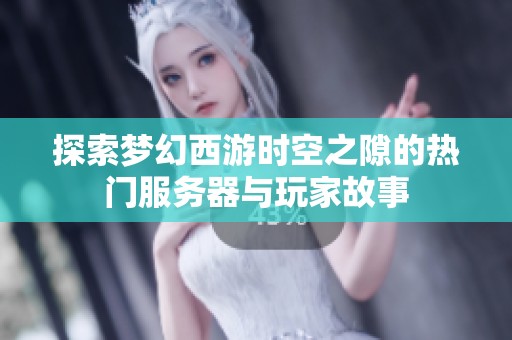 探索梦幻西游时空之隙的热门服务器与玩家故事