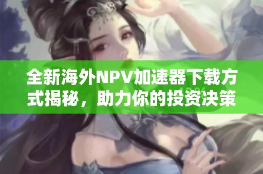 全新海外NPV加速器下载方式揭秘，助力你的投资决策